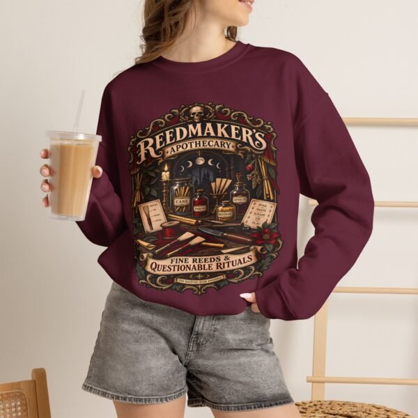 Sweatshirt — Reekmakers Apothecary Vintage Witchy Design: "Questionable Rituals" Crewneck