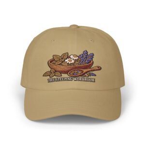 Herbal Spoon Embroidered Dad Cap — "The Steeping Workroom" Garden Tea Hat