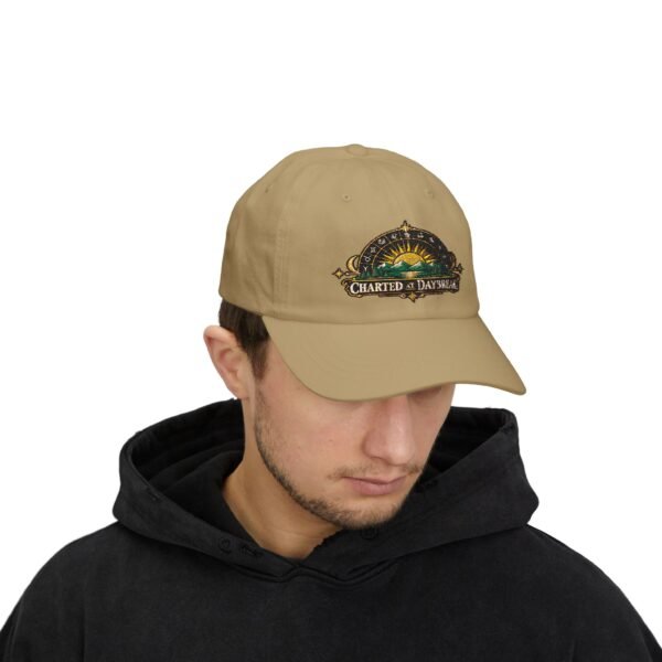 Charted at Daybreak Embroidered Dad Cap