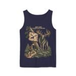 Adventure Tank Top – “Not Lost, Just Taking the Scenic Route” Moose & Hiker Design