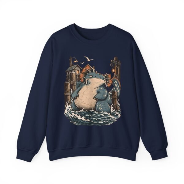 Sea Monster Harbor Beast Crewneck Sweatshirt