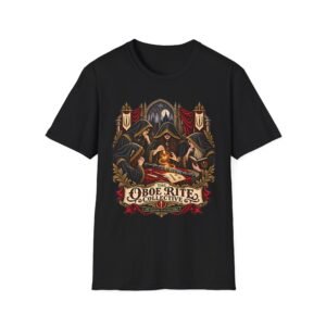 The Oboe Rite Collective Gothic Oboe Musician T Shirt