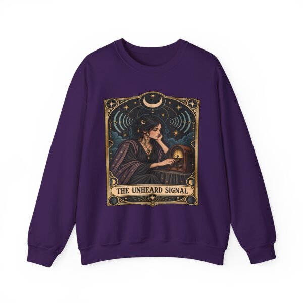 Mystic Radio Tarot Sweatshirt — "The Unheard Signal" Crewneck
