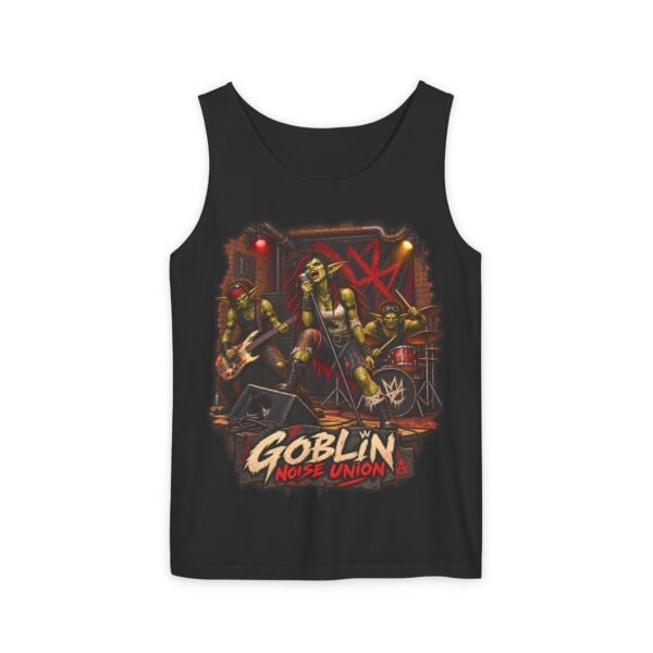 Goblin Noise Union Band Tank Top — Punk Rock Concert Graphic Tank
