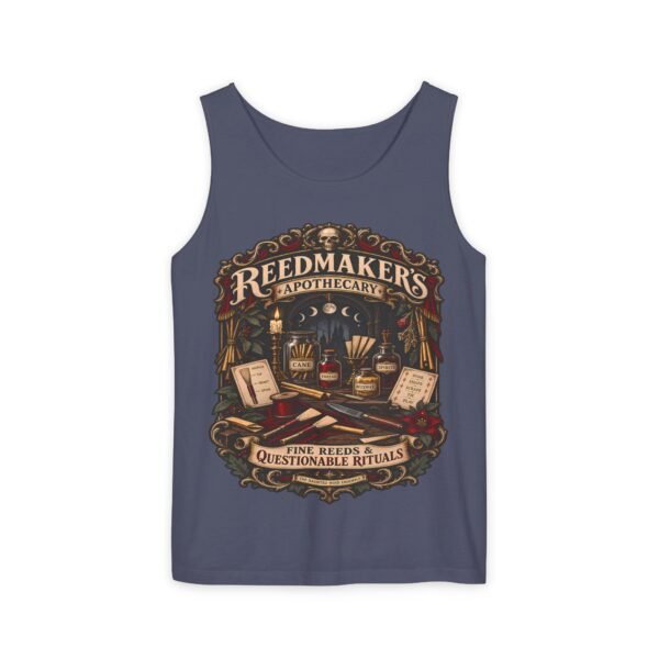 Reedmaker’s Apothecary Tank Top — “Fine Reeds & Questionable Rituals”