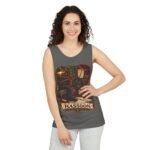Bassoon Player Tank Top — "My Familiar Plays Bassoon" Vintage Musician Graphic