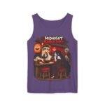 Midnight Ramen Shift Tank Top — Anime Night Owl Graphic Tank