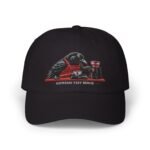 Coffee Raven Dad Cap — Espresso Test Pilot Embroidered Baseball Hat