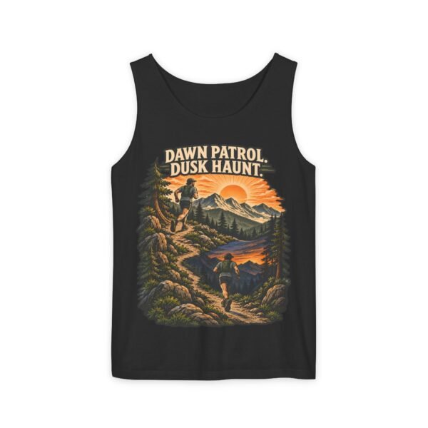 Dawn Patrol Dusk Haunt Tank Top — Vintage Mountain Hiking Graphic