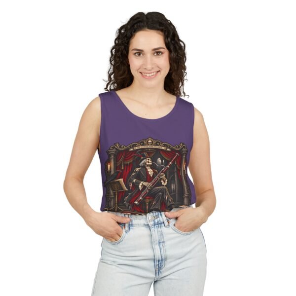 Bassoon Damn! Skeleton Bassoon Player Tank Top — Gothic Musician Tee