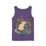 Sea Monster Tank Top — Cute Chubby Kraken Beach Illustration