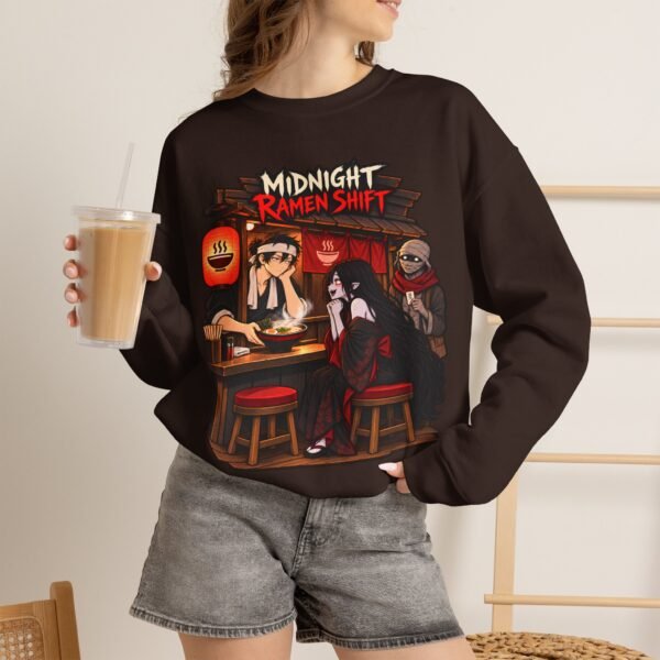 Midnight Ramen Shift Crewneck Sweatshirt