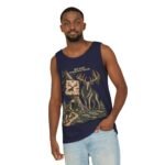 Adventure Tank Top – “Not Lost, Just Taking the Scenic Route” Moose & Hiker Design