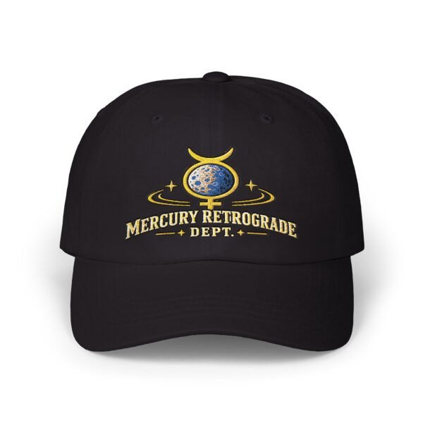 Mercury Retrograde Dept. Vintage Astrology Embroidered Dad Cap