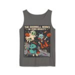 Zero Gravity Trick-or-Treat Tank — Cute Alien & Ghost Halloween