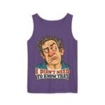 I Didn't Need To Know That tank top | Sarcastic Retro Face design