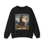 Crewneck Sweatshirt — "The Route Keeper" Vintage Map Navigator Graphic