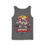 Circuit Strength Club Tank Top — Retro Robot Weightlifting Fitness Tank