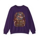 Vintage Ballerina Crewneck Sweatshirt — 'Clockwork Lullaby' Gothic Ballet Graphic
