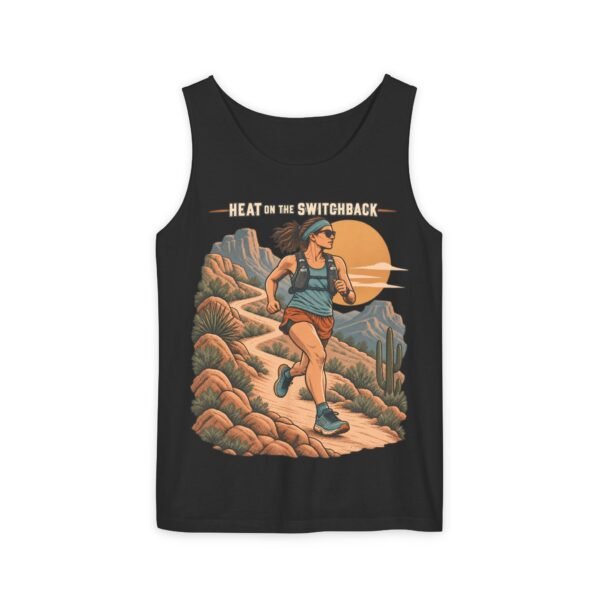 Trail Runner Tank Top — "Head to the Switchback" Desert Running Graphic