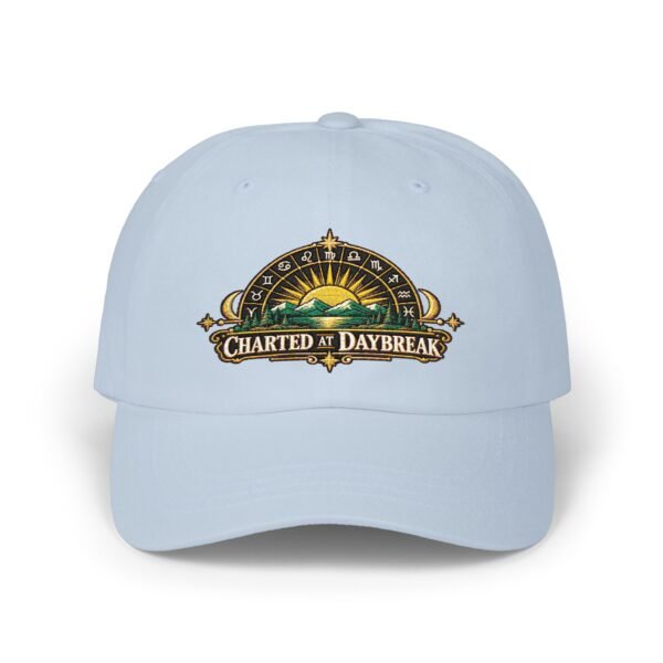 Charted at Daybreak Embroidered Dad Cap
