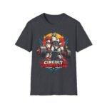 Circuit Strength Club T-Shirt — Retro Robot Weightlifting Gym Tee