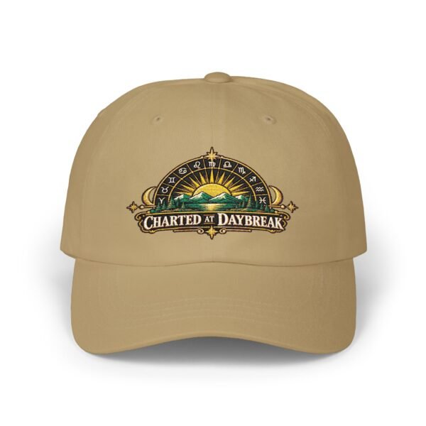 Charted at Daybreak Embroidered Dad Cap
