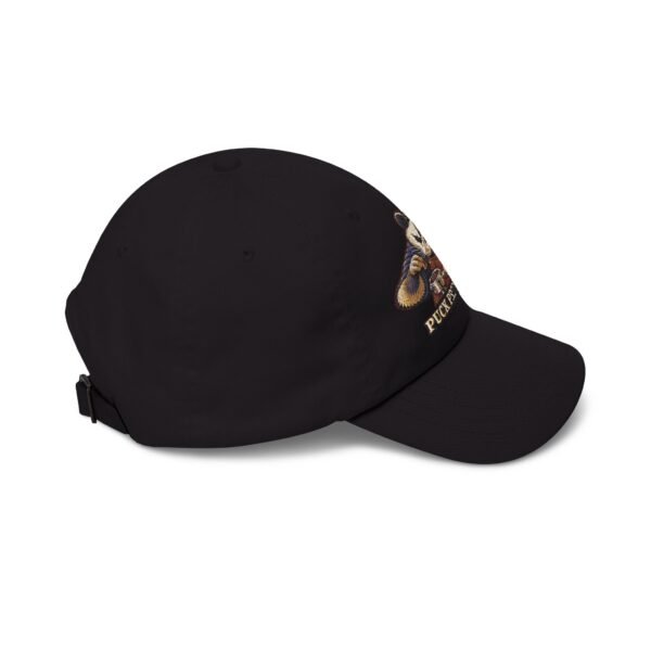 Puck Prep Crew Dad Cap — Embroidered Hockey Raccoon Baseball Hat