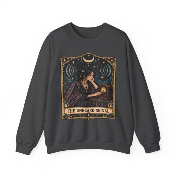 Mystic Radio Tarot Sweatshirt — "The Unheard Signal" Crewneck