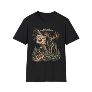 Deer Hunting Vintage Tee — Elk Woods Camp Graphic T-Shirt