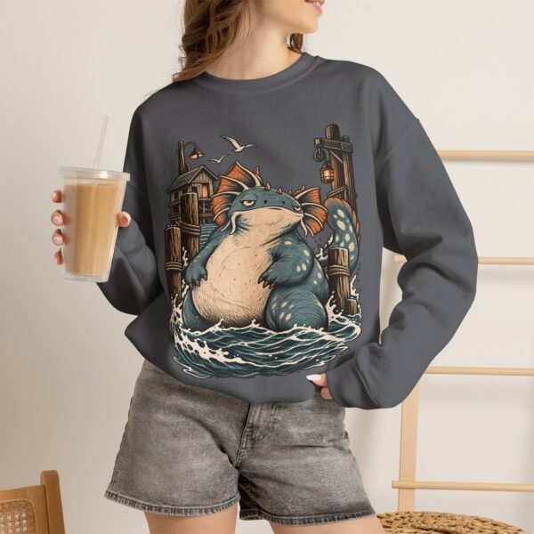 Sea Monster Harbor Beast Crewneck Sweatshirt