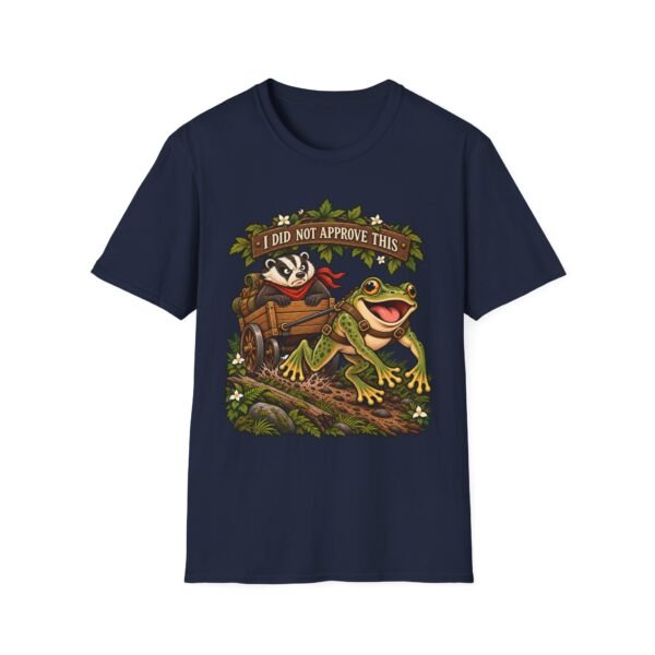 I Did Not Approve This Frog & Badger T-Shirt — Funny Woodland Adventure Tee