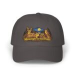 Moonlight in the Pines Dad Cap — Vintage Wilderness Embroidered Hat