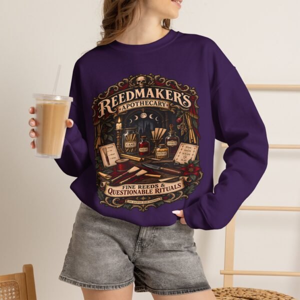 Sweatshirt — Reekmakers Apothecary Vintage Witchy Design: "Questionable Rituals" Crewneck