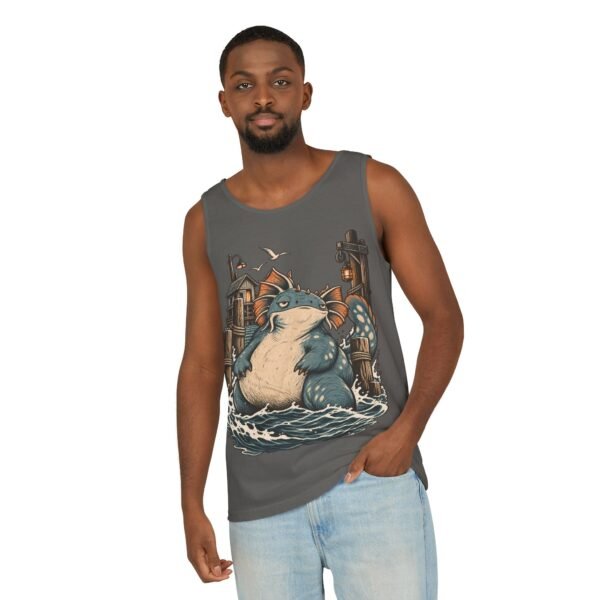Sea Monster Tank Top — Cute Chubby Kraken Beach Illustration