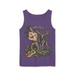 Adventure Tank Top – “Not Lost, Just Taking the Scenic Route” Moose & Hiker Design