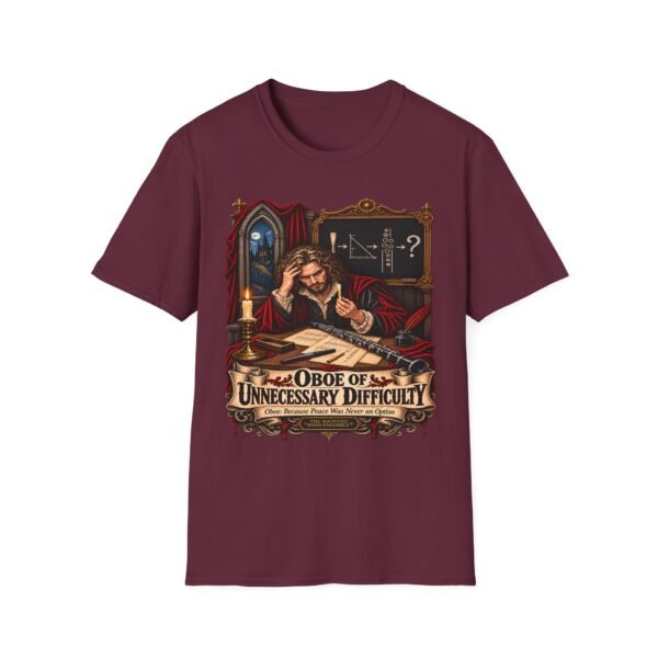 T-Shirt — Oboe of Unnecessary Difficulty Vintage Musician Tee