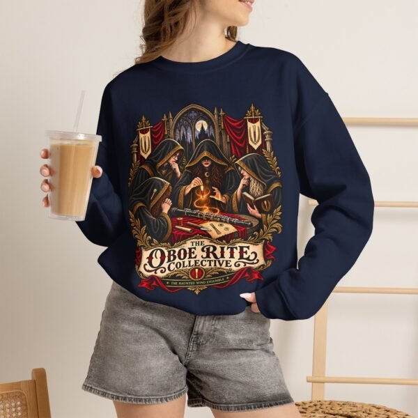 The Oboe Rite Collective Gothic Oboe Musician Sweatshirt