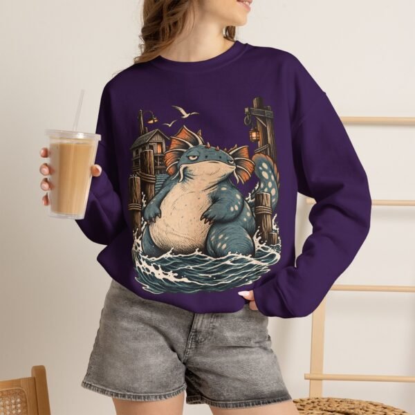 Sea Monster Harbor Beast Crewneck Sweatshirt