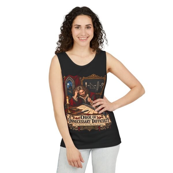 Oboe of Unnecessary Difficulty Tank Top — Funny Musician Gift