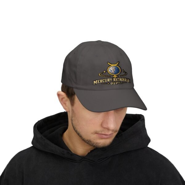 Mercury Retrograde Dept. Vintage Astrology Embroidered Dad Cap