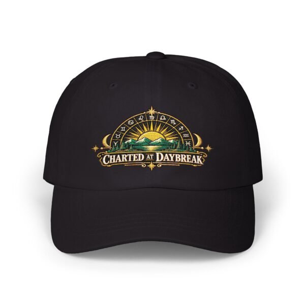 Charted at Daybreak Embroidered Dad Cap