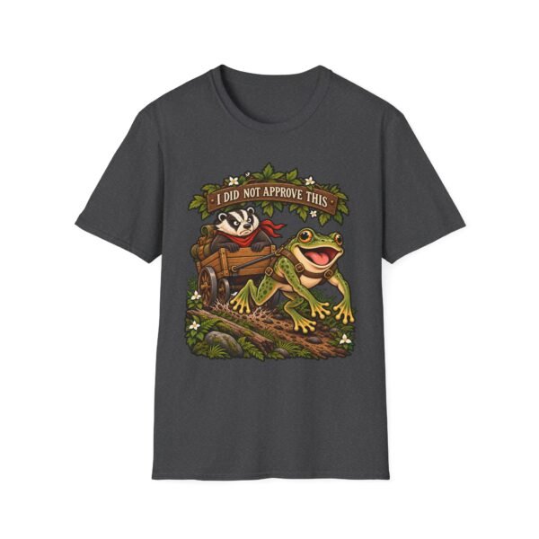 I Did Not Approve This Frog & Badger T-Shirt — Funny Woodland Adventure Tee