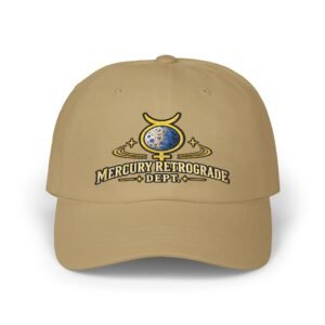 Mercury Retrograde Dept. Vintage Astrology Embroidered Dad Cap