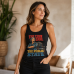 Political Tank Top — "The Term Ends. The Public Stays."