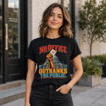 No Office Outranks The Public T-Shirt — Political Voter Rights Tee