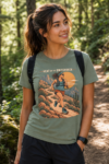Hike to the Switchback T-Shirt — Retro Desert Hiking Tee for Outdoor Lovers