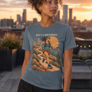 Hike to the Switchback T-Shirt — Retro Desert Hiking Tee for Outdoor Lovers