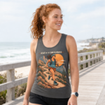 Trail Runner Tank Top — "Head to the Switchback" Desert Running Graphic