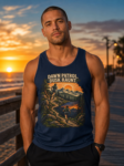 Dawn Patrol Dusk Haunt Tank Top — Vintage Mountain Hiking Graphic